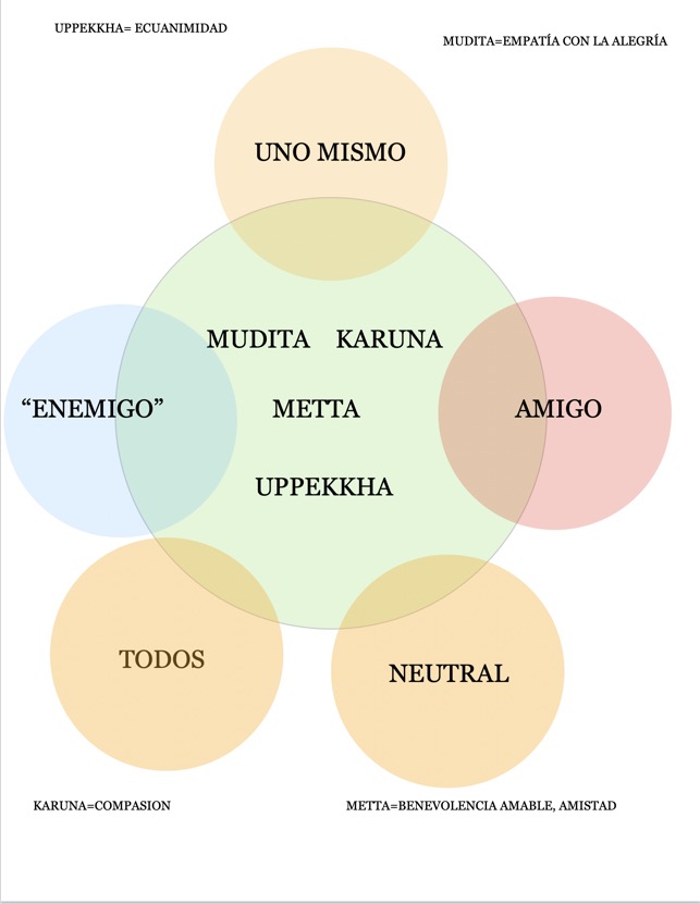 BRAHMA VIHARAS DIAGRAMA